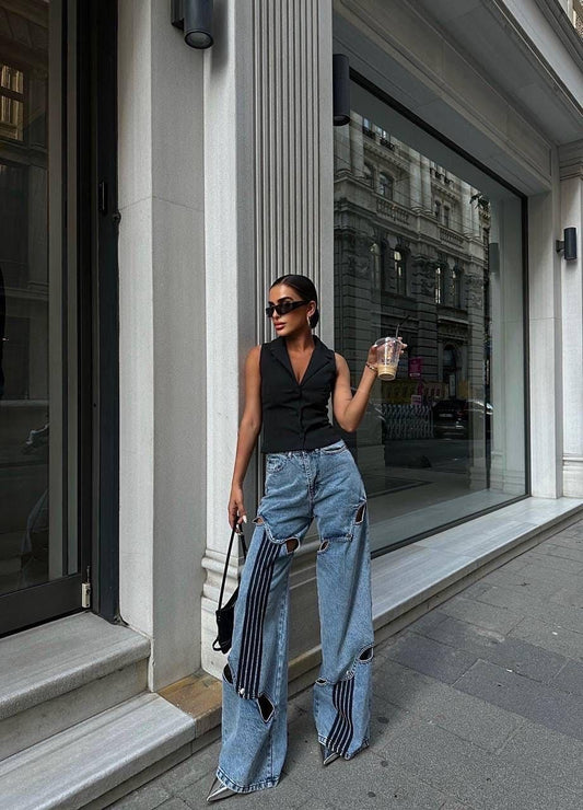 Classic High-Rise Blue Denim