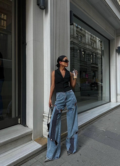 Classic High-Rise Blue Denim